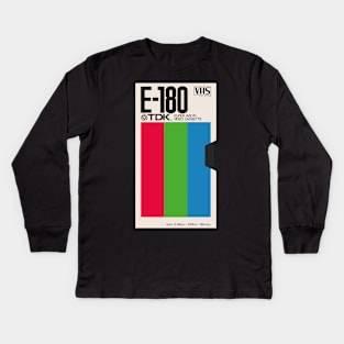 TDK VHS tape Kids Long Sleeve T-Shirt